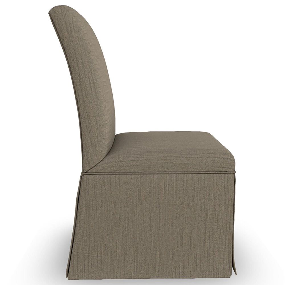 Best Home Furnishings Hazel Formal Parsons Chair in Taupe Shop NFM