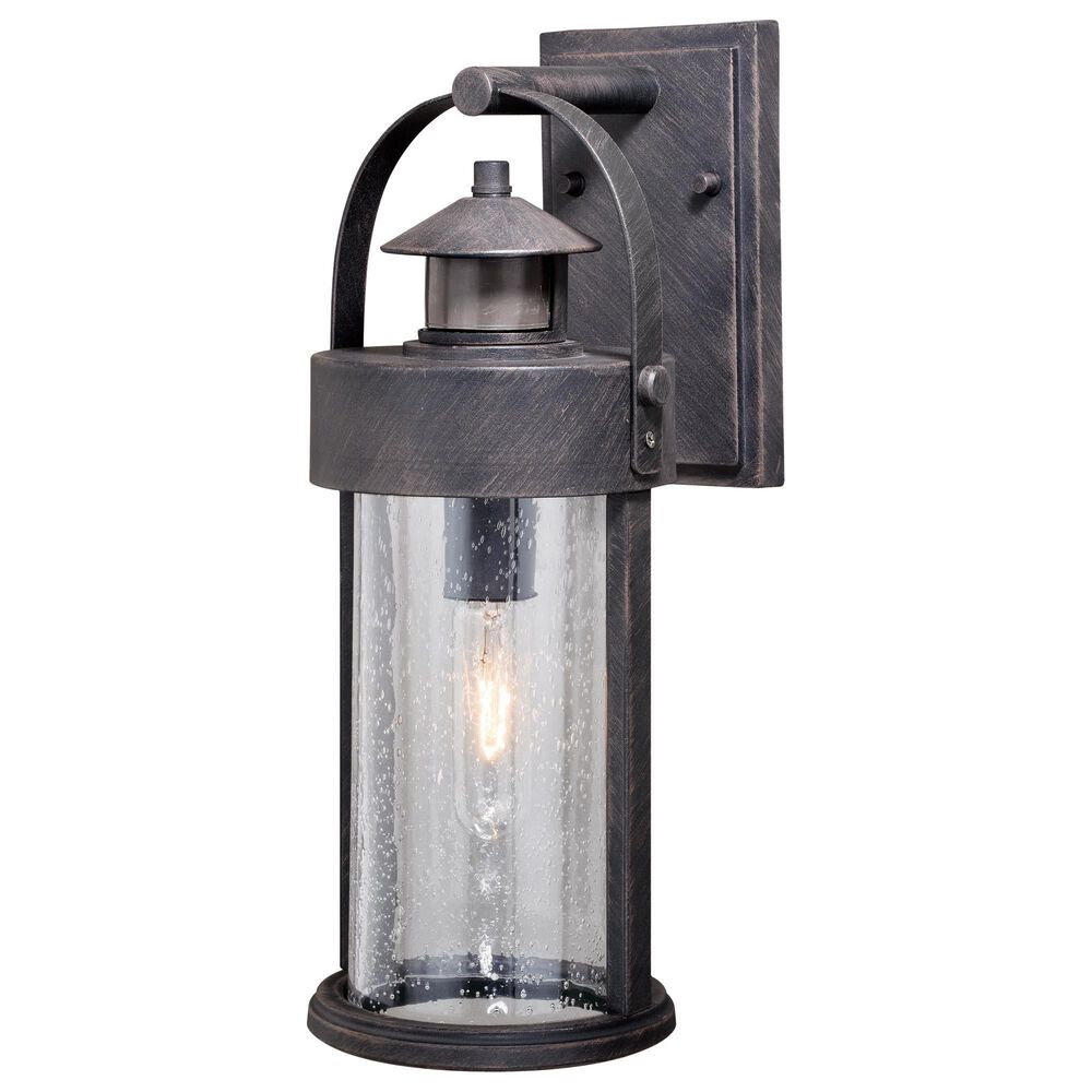 Vaxcel Cumberland 16" 1-Light Outdoor Motion Sensor Wall Sconce in Rust Iron, , large
