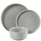 Gibson Homewares Dempsey Road 12-Piece Dinnerware Set in Matte Grey, , large