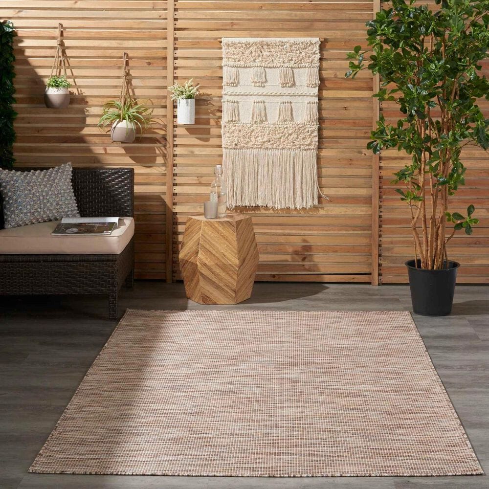 Nourison Positano 3&#39; x 5&#39; Beige Indoor/Outdoor Area Rug, , large