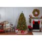 The Gerson Company 7" Pre-Lit Artificial Montana Pine with White Lights in Green, , large