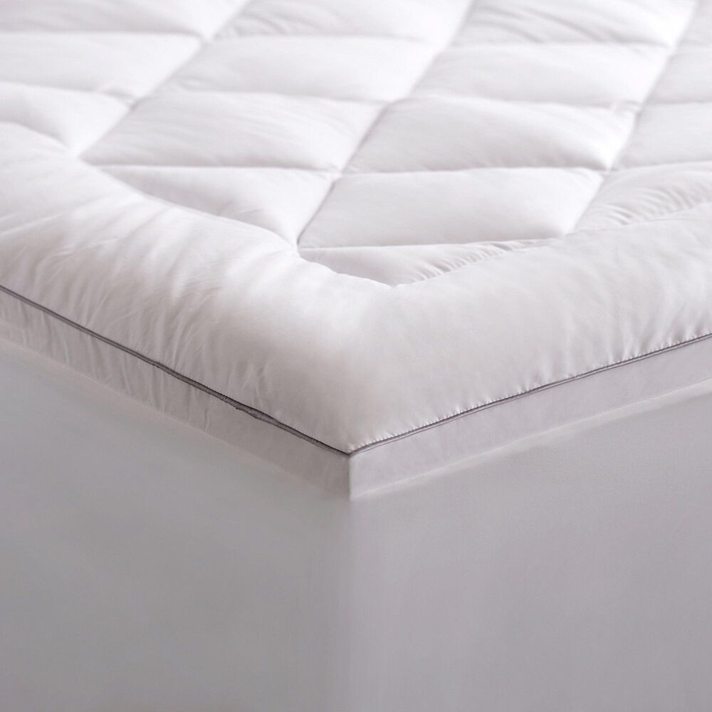 Allied Home Tranquil Horizon Queen Mattress Pad in White, , large
