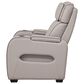Ashley Boyington Leather Power Recliner in Gray, , large