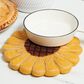 Once Again Home Sunflower Wool Trivet in Gold, , large