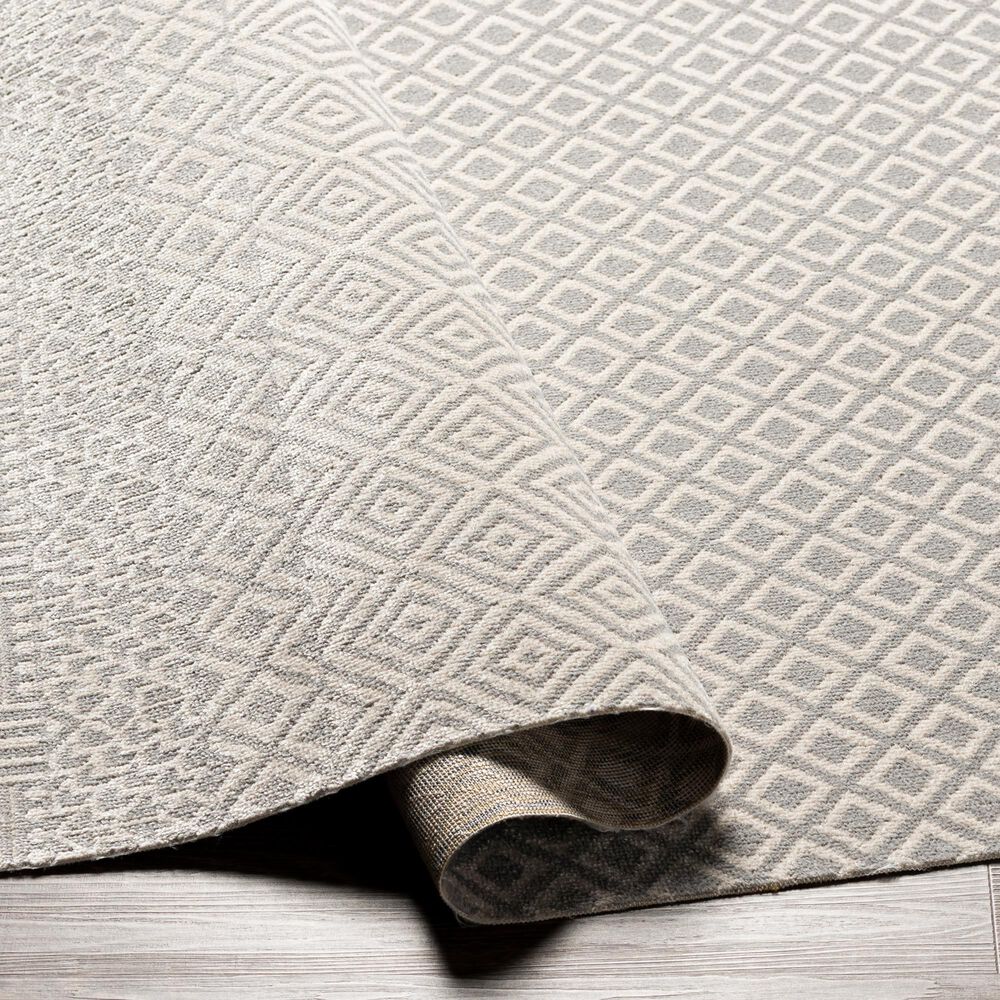 Surya Lavadora LVR2321 6&#39;7&quot; x 9&#39; Gray and Light Gray Area Rug, , large