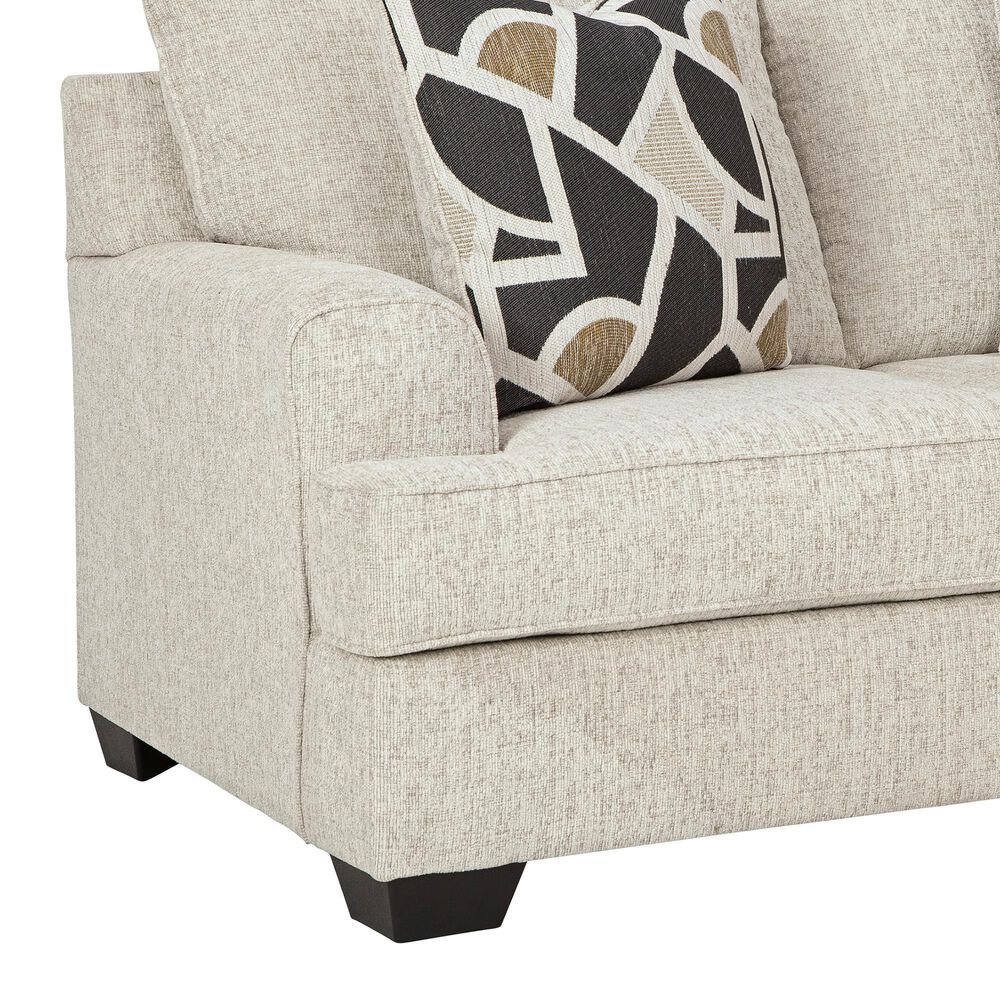 Ashley Heartcort Stationary Loveseat in Quartz, , large