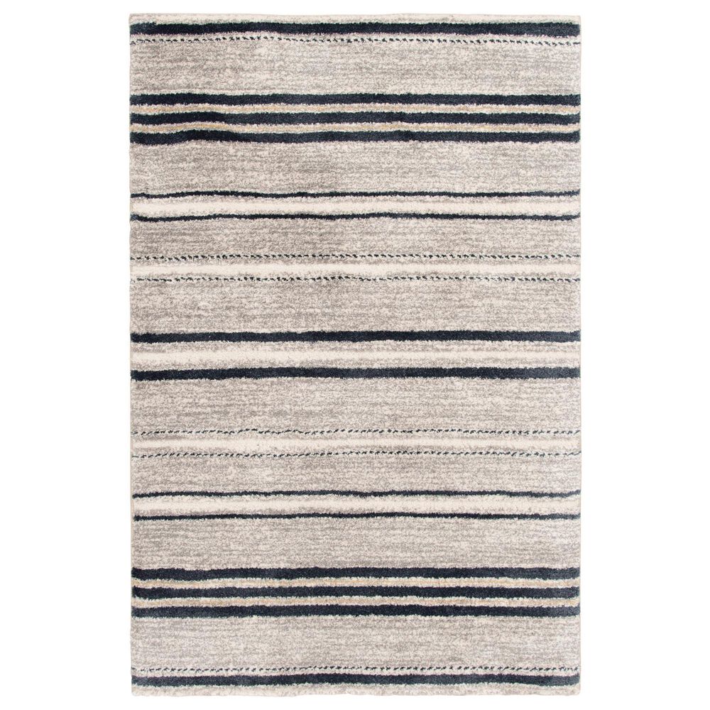 Central Oriental Stonington Sartell Coconut and Zinc 5"3" x 7"7" Area Rug, , large