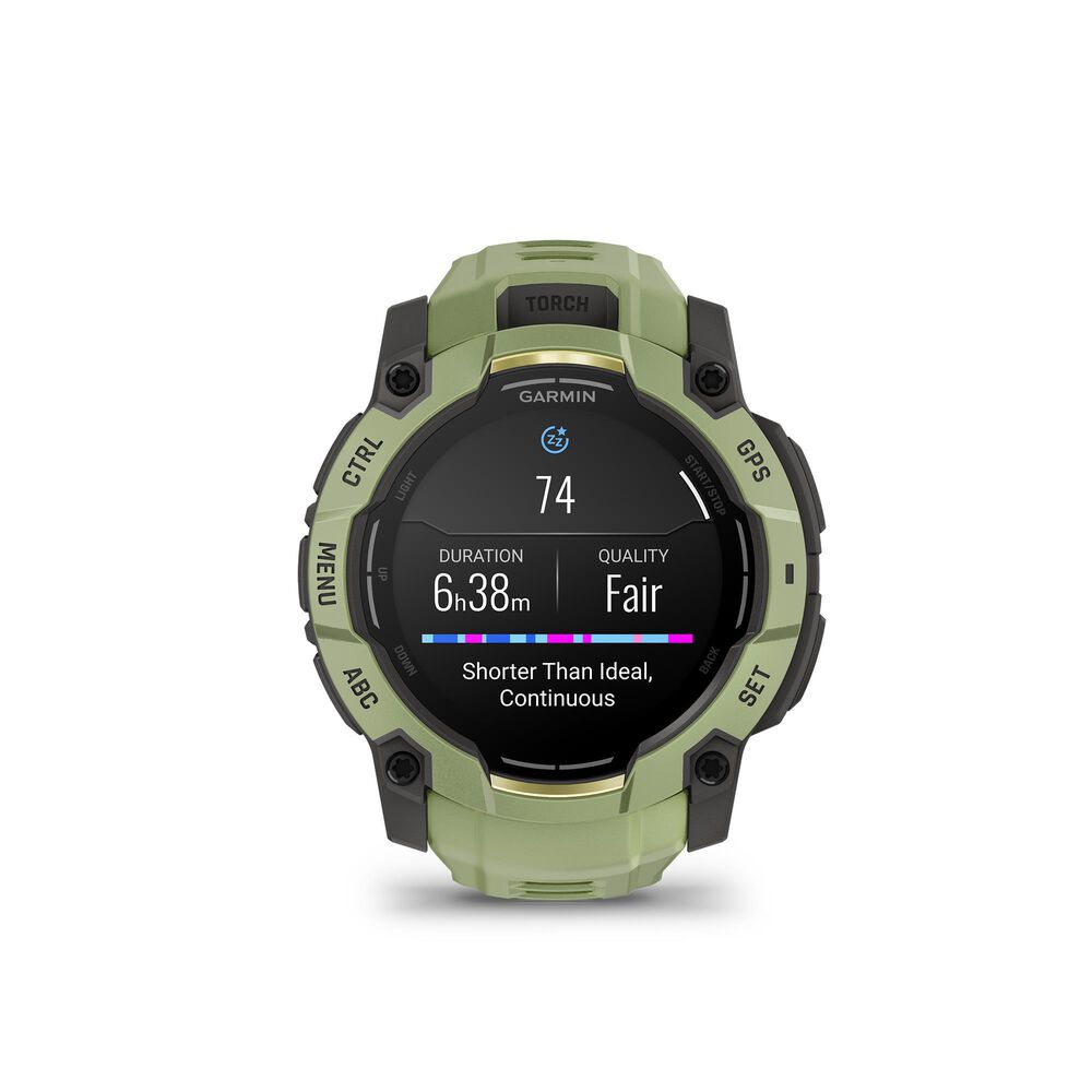 Garmin Instinct 3   50 mm, AMOLED Fern Green with Fern Green Band, , large