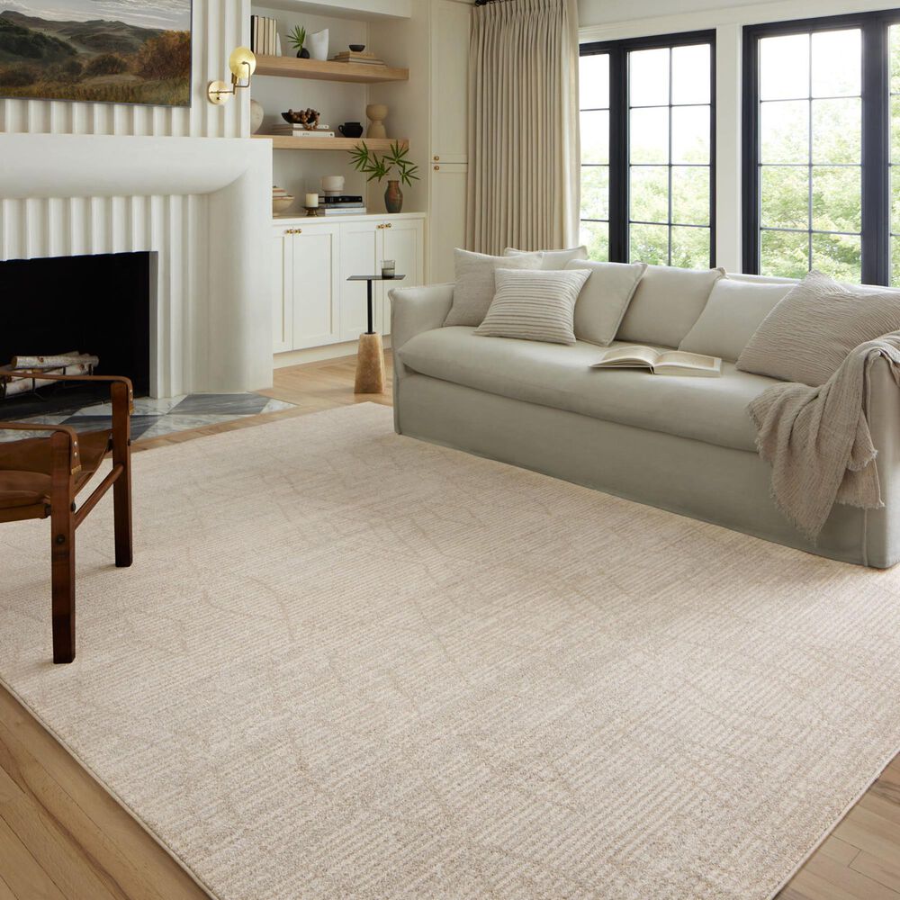 Loloi II Kamala 9&#39;2&quot; x 13&#39; Natural and Mist Area Rug, , large