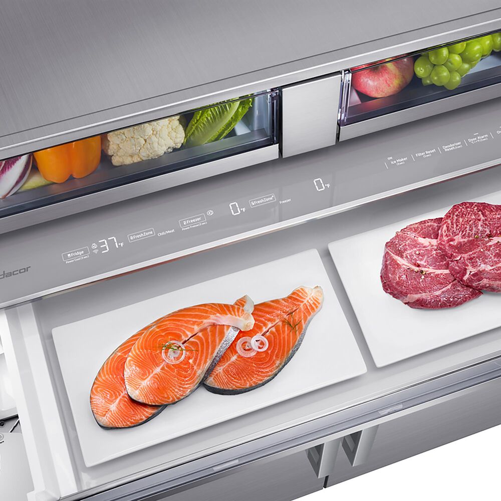 Dacor 42" 4-Door French Door Refrigerator - Panels Sold Separately, , large