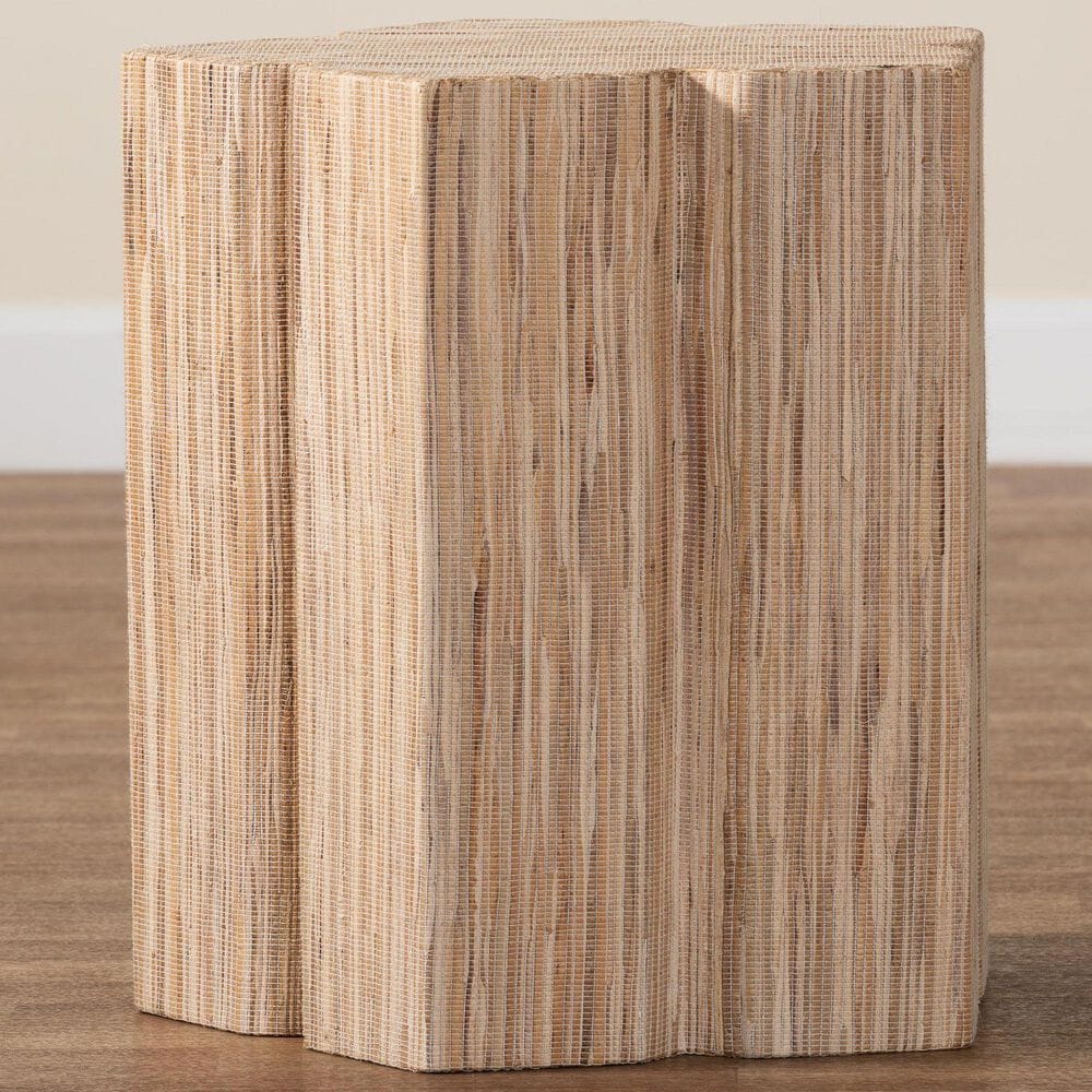 Baxton Studio Janeth End Table in Natural, , large