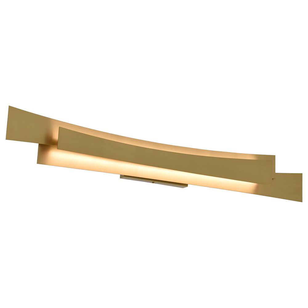 CWI Lighting Candora 36" 1-Light Vanity Light in Brass, , large