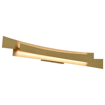 CWI Lighting Candora 36" 1-Light Vanity Light in Brass, , large
