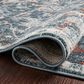 Loloi II Cassandra 2"6" x 4" Blue and Rust Area Rug, , large