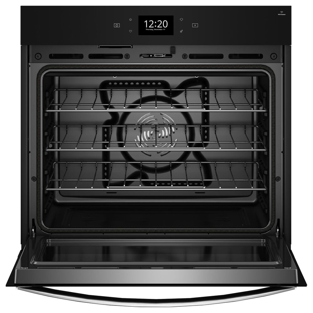 Whirlpool 30&quot; Single Smart Wall Oven with Air Fry in Fingerprint Resistant Stainless Steel, , large