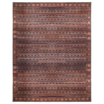Feizy Rugs Voss 3"11" x 6" Tan and Blue Area Rug, , large