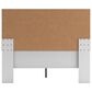 Ashley Charbitt Queen Panel Bed in Brown and Matte White, , large