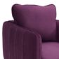 Mayberry Hill Rae Accent Chair in Lavish Purple Velvet, , large
