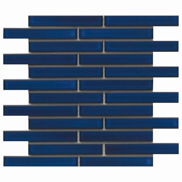 Emser Regala Token 1" x 6" Rectangle on 12" x 12" Glazed Porcelain Mosaic Sheet, , large