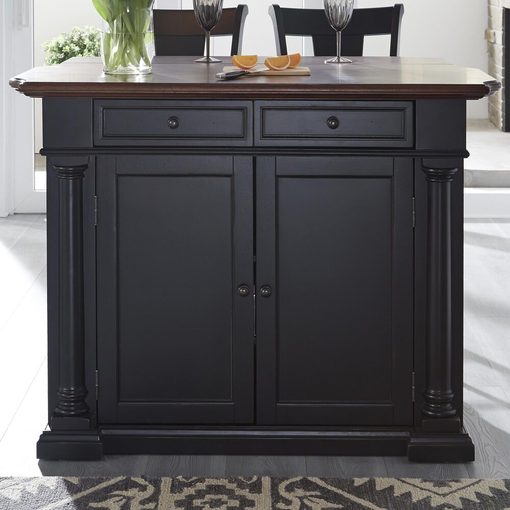 Home Styles Beacon Hill Kitchen Island in Aged Cherry, , large