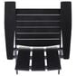 Hearth and Haven Zuma Outdoor Foldable Adirondack Chair in Black, , large