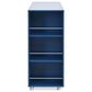 HOMLUX 56" Kitchen Island with Extended Table in Navy Blue, , large