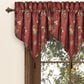 J. Queen New York Bari 41" x 20" Window Ascot Valance in Light Green, Gold and Red, , large