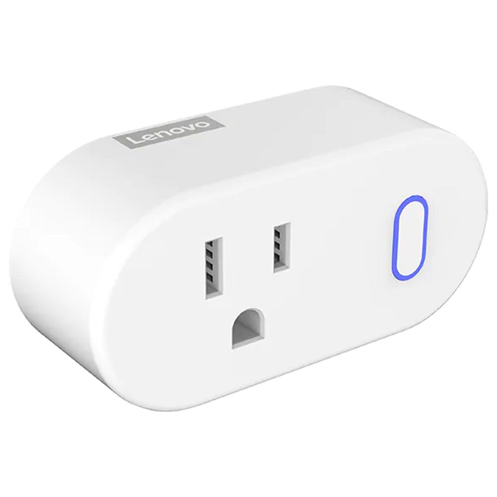 Lenovo Smart Plug Smart Home Device Control in White, , large