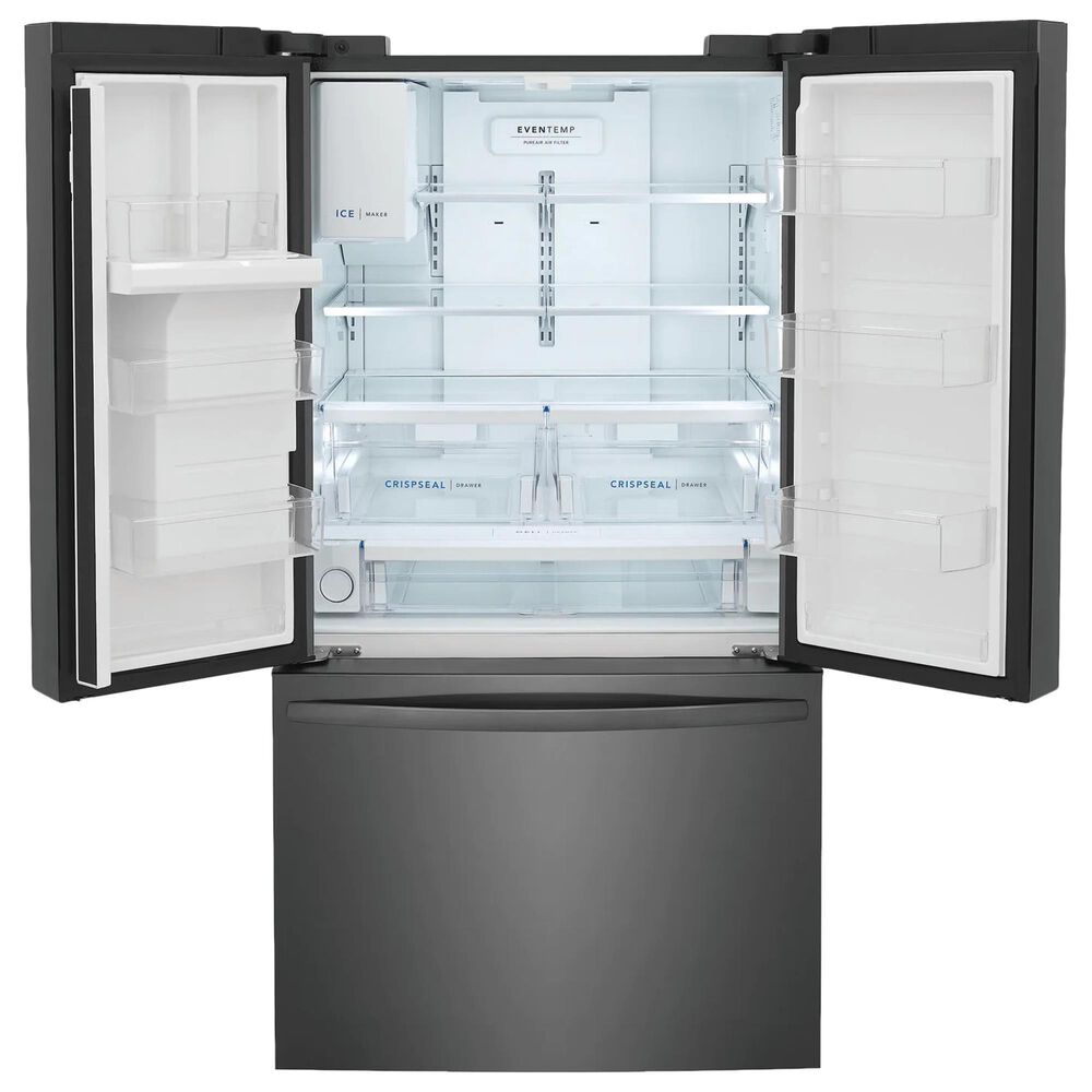 Frigidaire 27.8 Cu. Ft. Freestanding French Door Refrigerator in Black Stainless Steel, , large