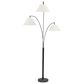 Ashley Gibbswellner Metal Arc Lamp in Black, , large