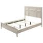Crown Mark Lorriane Queen Panel Bed in Antique White, , large