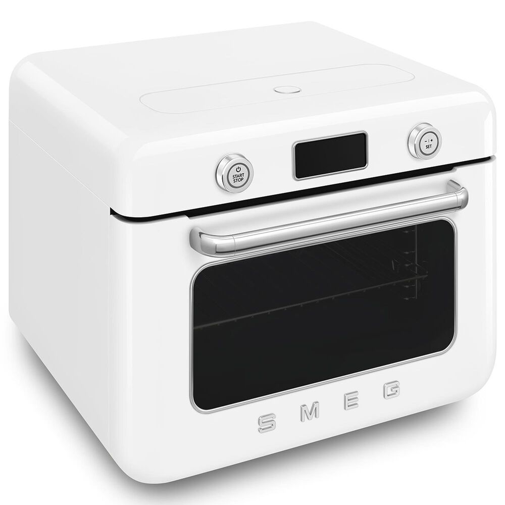SMEG 10-in-1 Countertop Combination Oven in White, , large