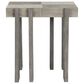 Bernhardt Foundations Side Table in Light and Dark Shale, , large