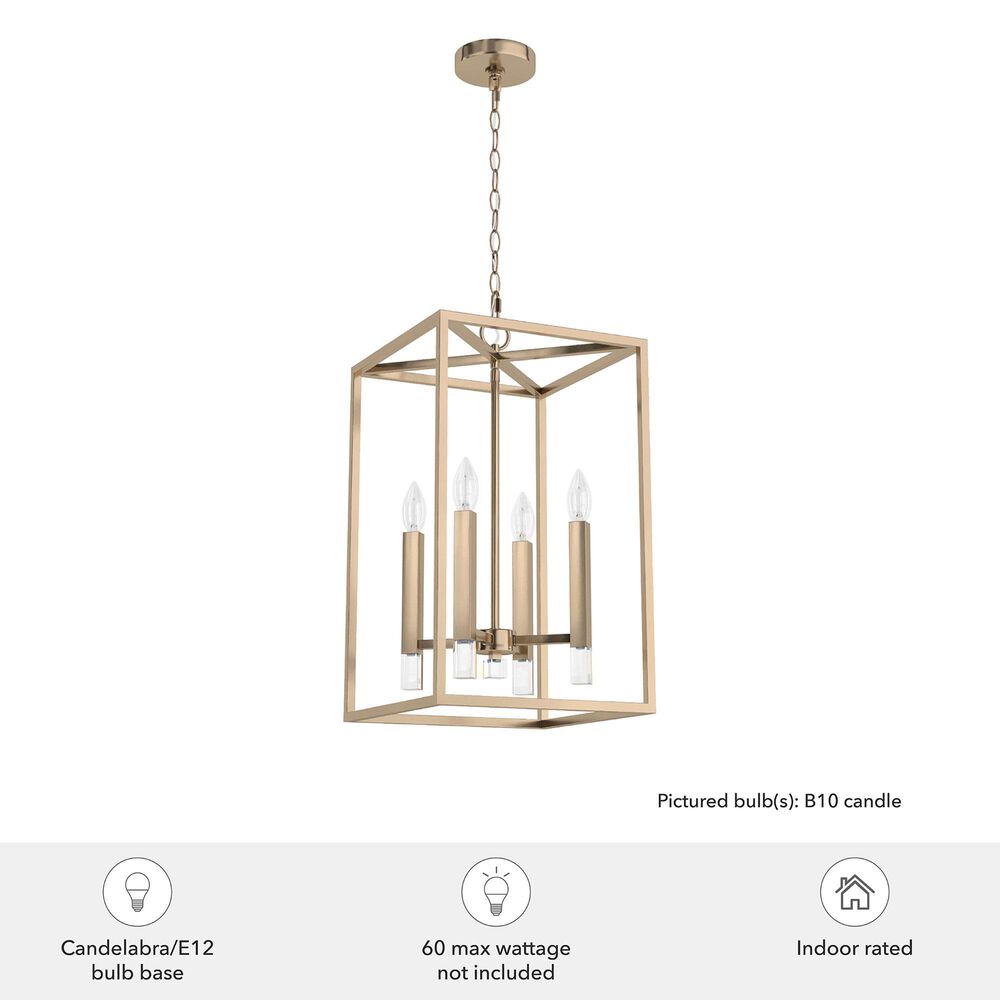 Hunter Sunjai 13&quot; 4-Light Pendant in Alturas Gold, , large