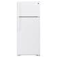 GE Appliances 17.5 Cu. Ft. Freestanding Top Freezer Refrigerator in White, , large