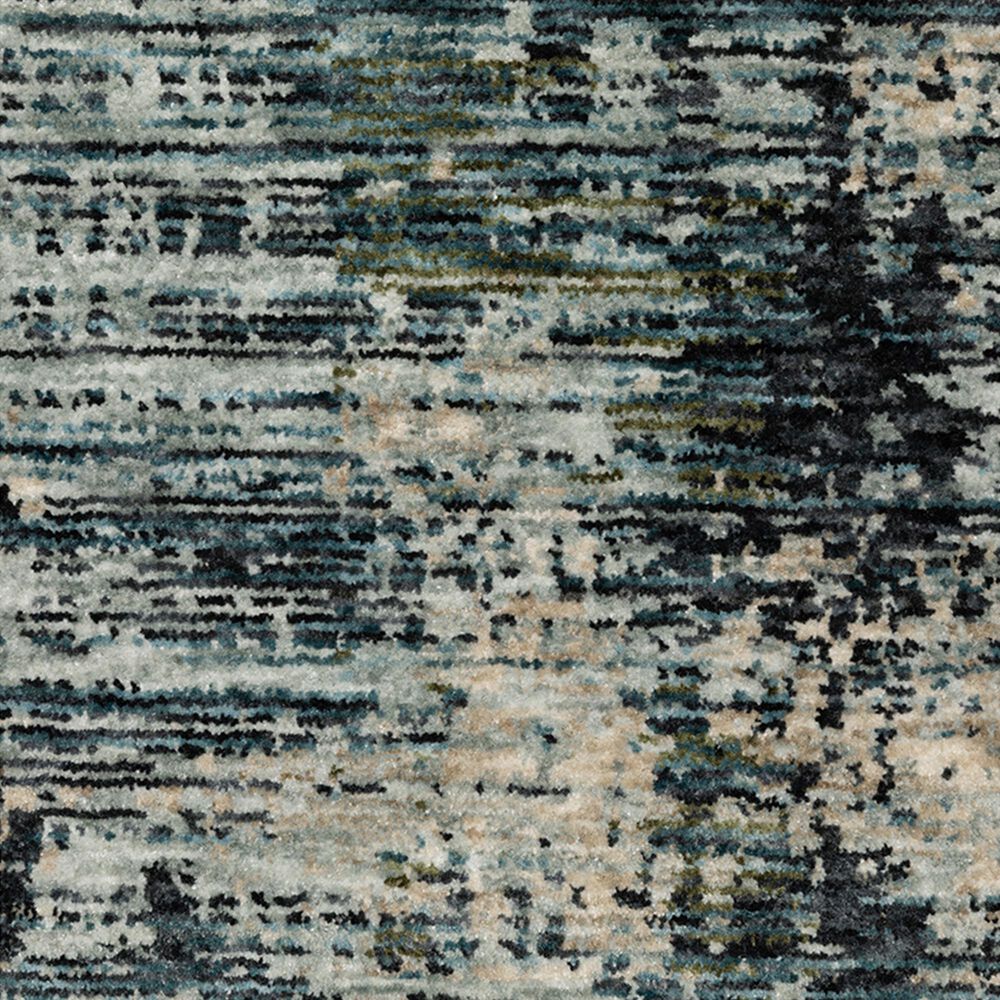 Oriental Weavers Hayden HAY04 2&#39;3&quot; x 7&#39;6&quot; Beige and Blue Runner, , large