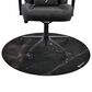 Arozzi Zona Microfiber Noise Dampening and Scratch Protection Anti-Slip Chair Mat in Black Marble, , large