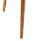 Hearth and Haven Outdoor Wooden Dining Table with Straight Leg and Round Tabletop in Teak, , large