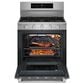 Maytag 2-Piece Kitchen Package with 5 Cu. Ft. Gas Range and 1.1 Cu. Ft. Over-The-Range Toaster Oven in Fingerprint Resistant Stainless Steel, , large