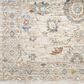 Nourison Antique Fusion ANF04 Ivory and Multicolor 5"3" x 7"10" Area Rug, , large