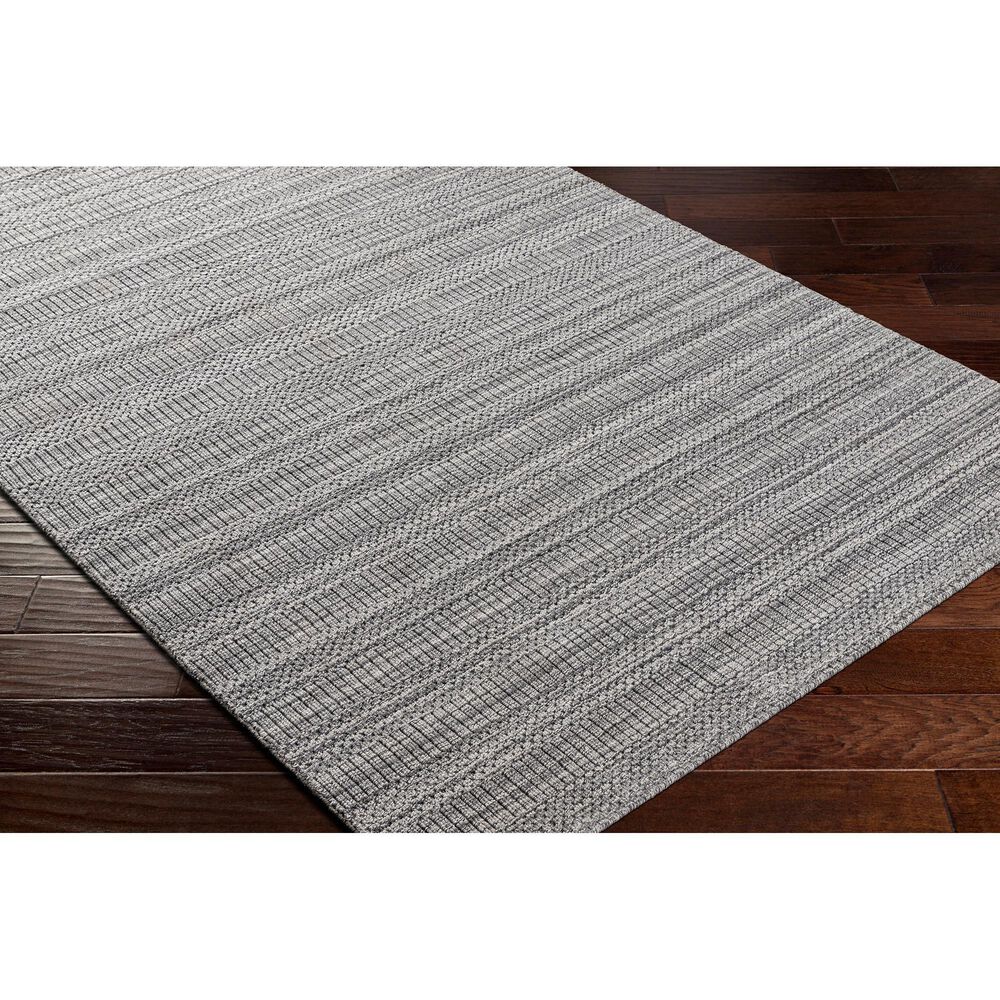 Surya Hickory 9&#39; x 12&#39; Gray, Charcoal, Light Slate and Cream Area Rug, , large