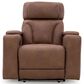 Ashley Point Clear Power Recliner in Caramel, , large