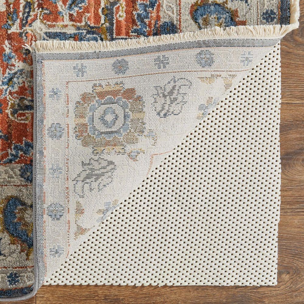 Feizy Kaia 39HTF 3&#39; x 5&#39; Blue and Red Area Rug, , large