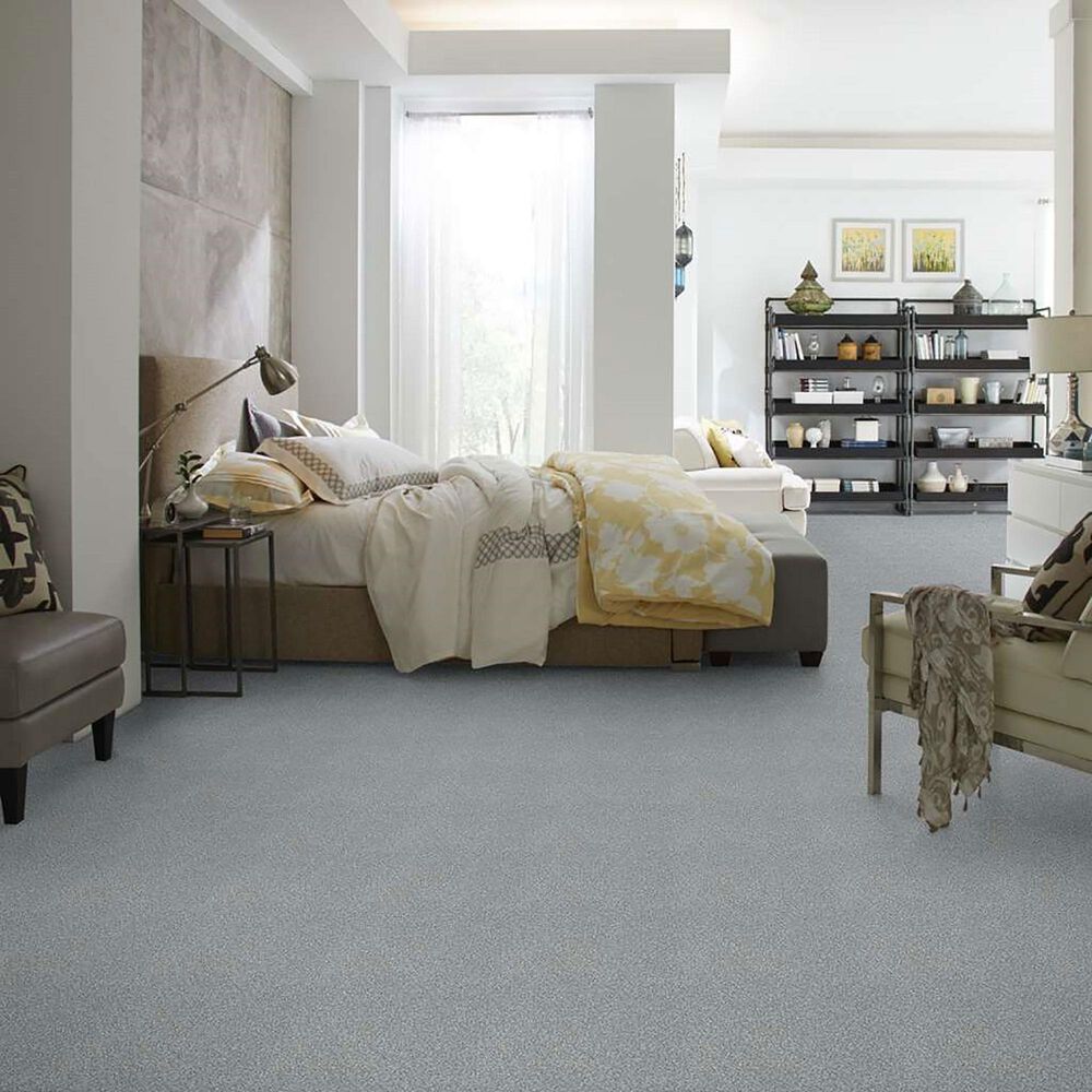 Shaw Find Your Comfort TT Blue Carpet in Cool Breeze, , large
