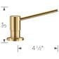 Blanco Torre Soap Dispenser in Satin Gold, , large