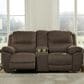 Ashley Next-Gen Gaucho Manual Reclining Loveseat with Console in Espresso, , large