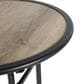 Hearth and Haven 3-Piece Outdoor Patio Bar Set with Gray Cushion in Black, , large