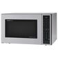Sharp 1.5 Cu. Ft. Convection Countertop Microwave Oven in Black and Stainless Steel, , large