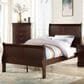 Crown Mark Louis Philip Twin Sleigh Bed in Cherry, , large