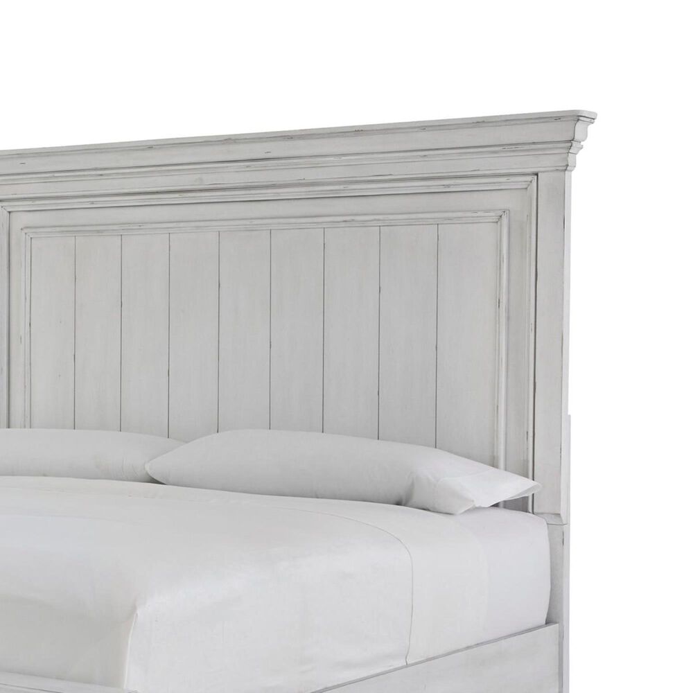 Signature Design by Ashley Kanwyn King Panel Bed in Distressed Whitewash, , large